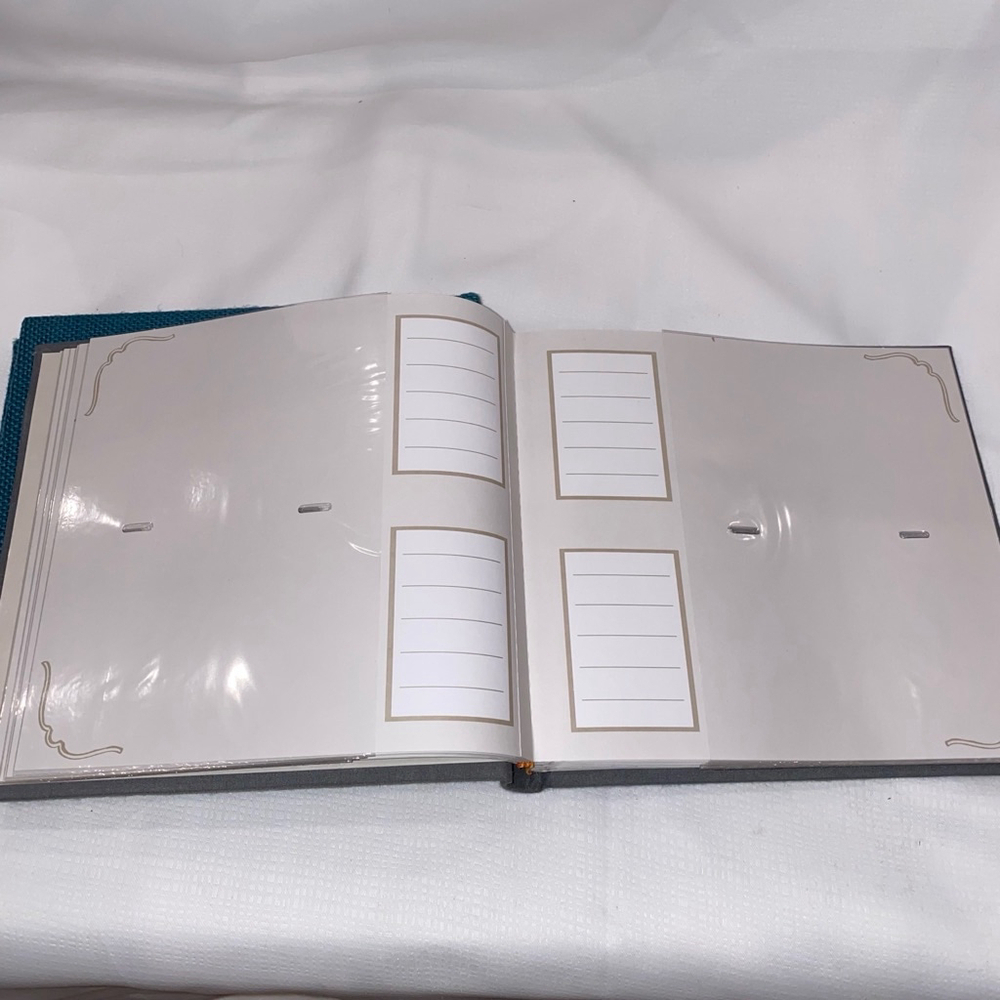 Photo Album Set in Teal and Gray - Picture 5 of 7